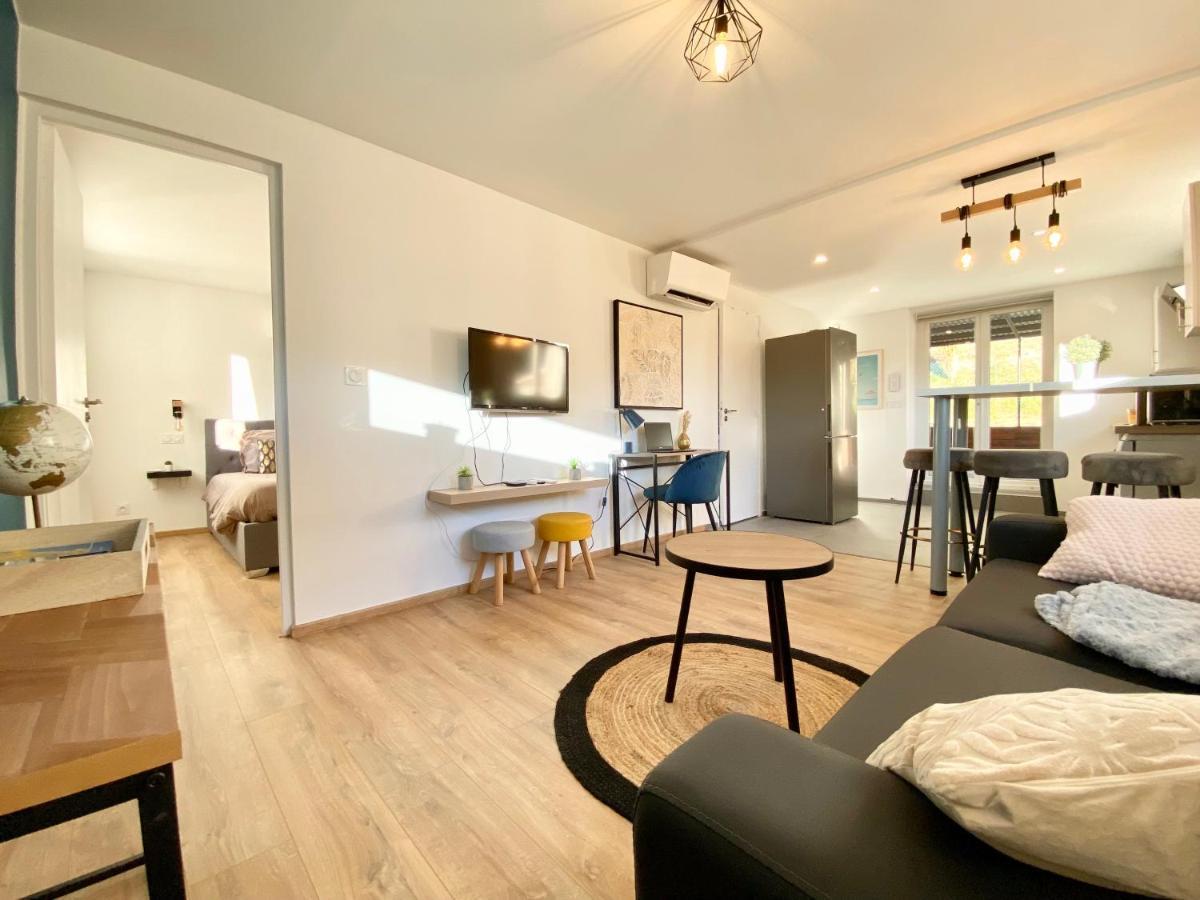 Cosy & Chill Appartements - 10 Min De La Mer - Jardin, Netflix, Terrasse, Fibre & Parking Cagnes-sur-Mer Luaran gambar