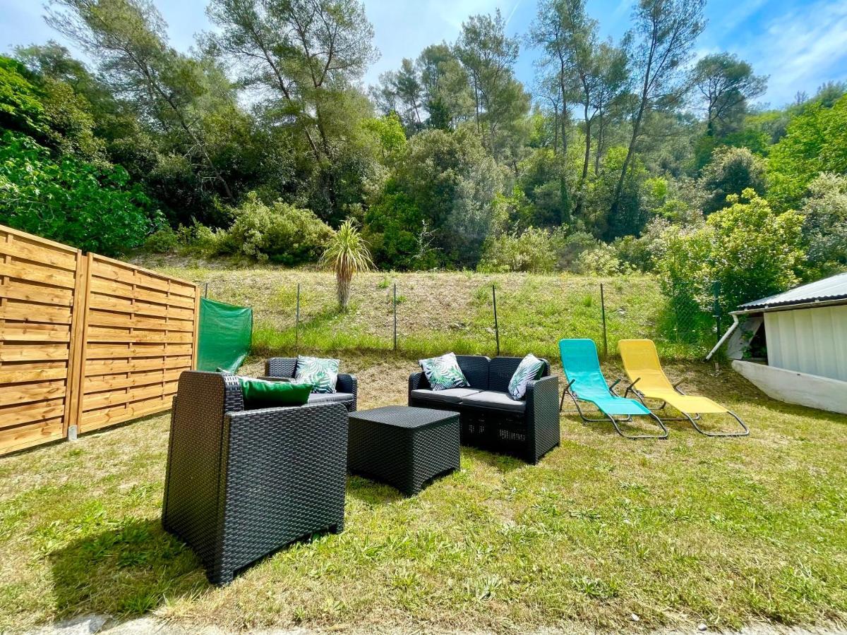 Cosy & Chill Appartements - 10 Min De La Mer - Jardin, Netflix, Terrasse, Fibre & Parking Cagnes-sur-Mer Luaran gambar