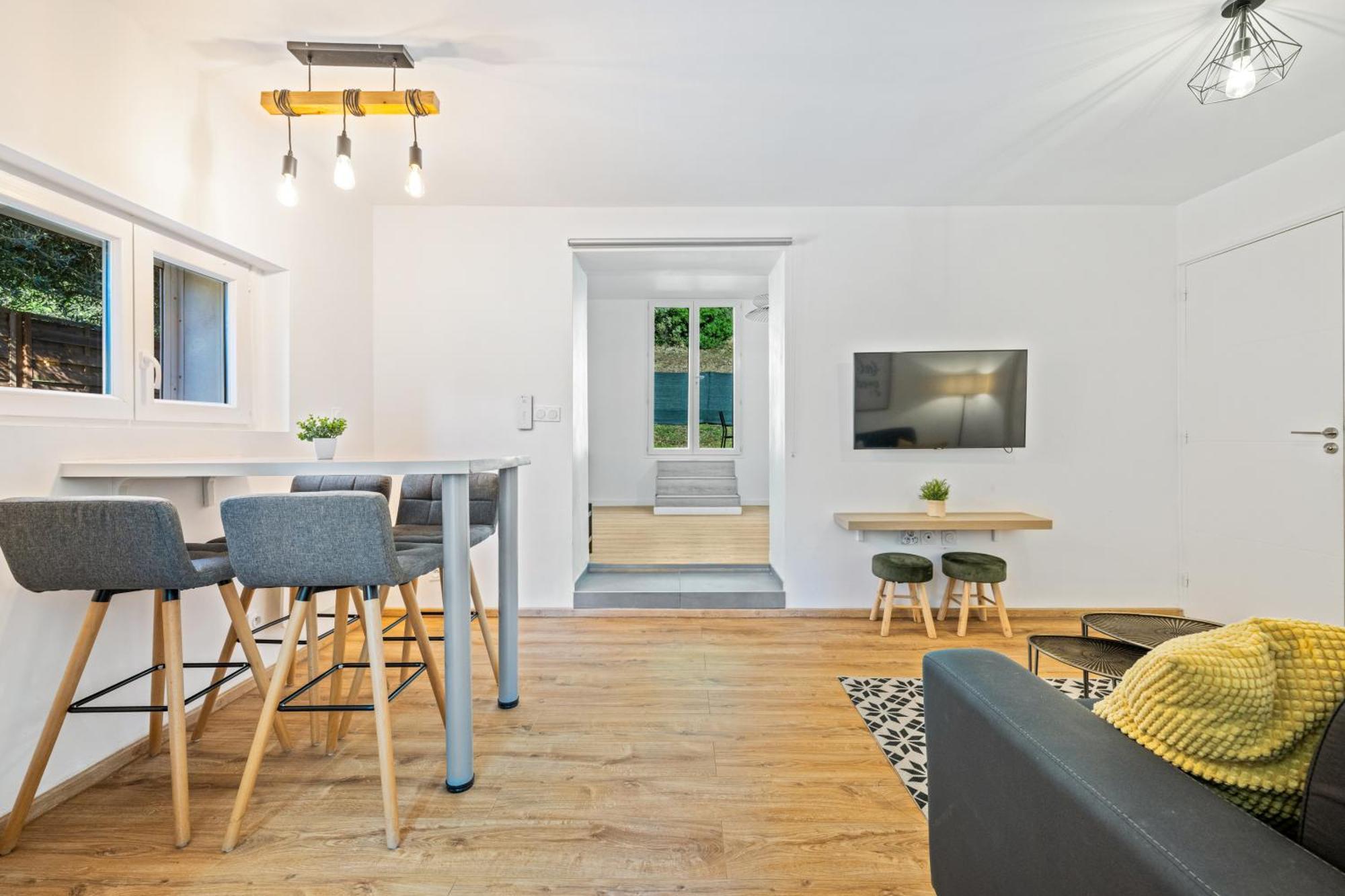 Cosy & Chill Appartements - 10 Min De La Mer - Jardin, Netflix, Terrasse, Fibre & Parking Cagnes-sur-Mer Luaran gambar