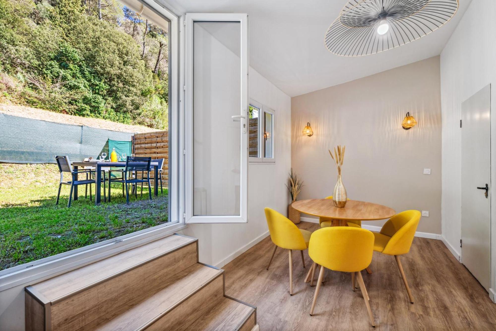 Cosy & Chill Appartements - 10 Min De La Mer - Jardin, Netflix, Terrasse, Fibre & Parking Cagnes-sur-Mer Luaran gambar